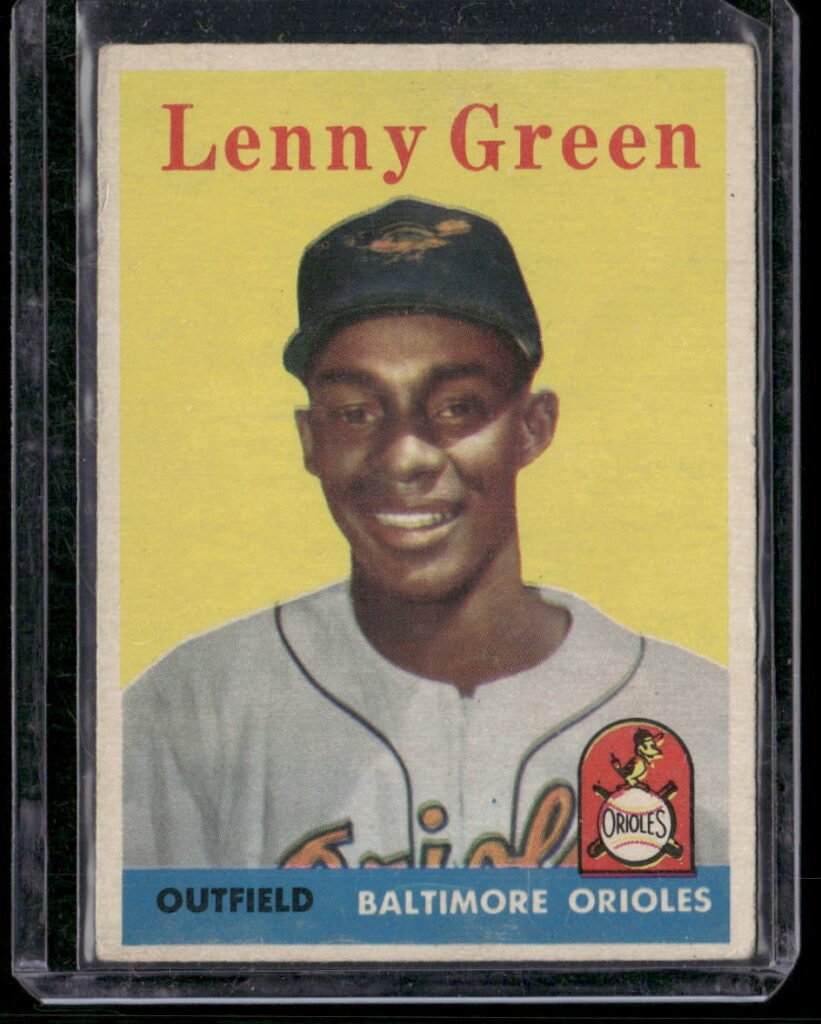 1958 Topps Baseball #471 Lenny Green