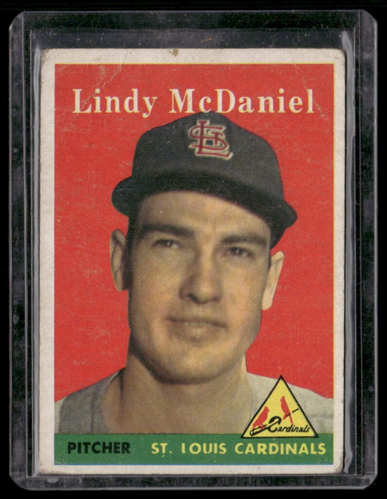 1958 Topps Baseball #180 Lindy McDaniel