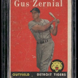 1958 Topps Baseball #112 Gus Zernial