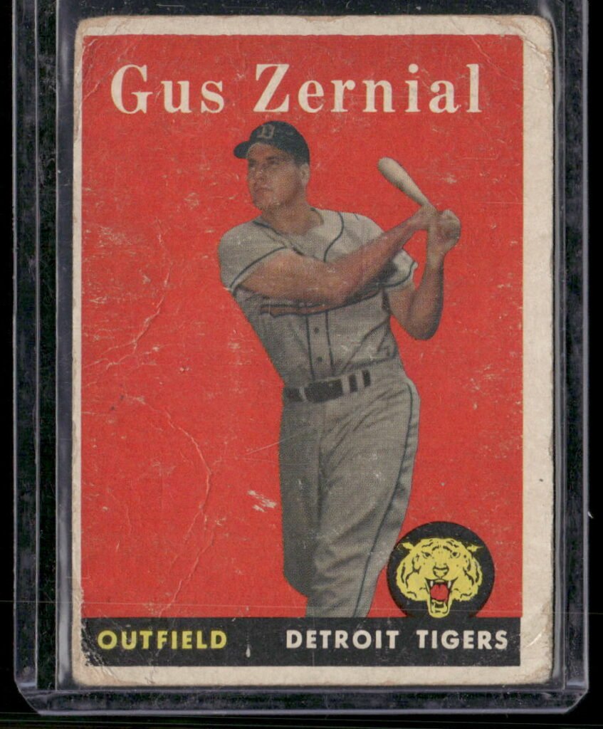 1958 Topps Baseball #112 Gus Zernial