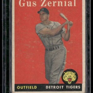 1958 Topps Baseball #112 Gus Zernial