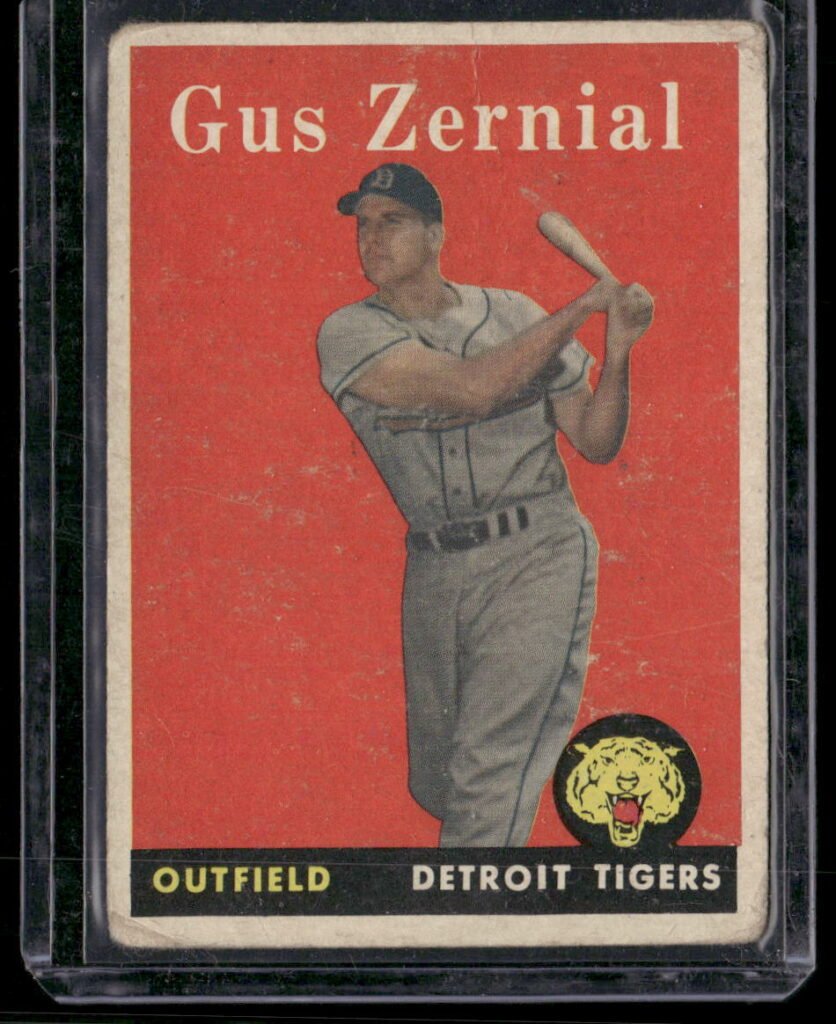 1958 Topps Baseball #112 Gus Zernial