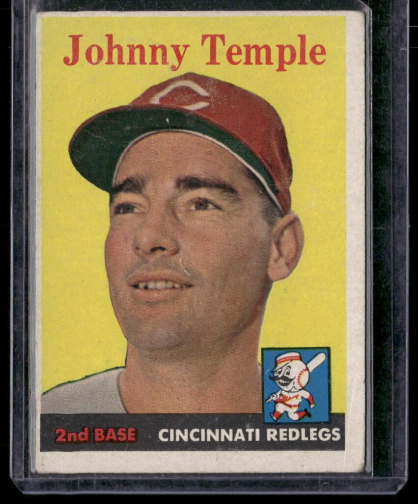 1958 Topps Baseball #205 Johnny Temple