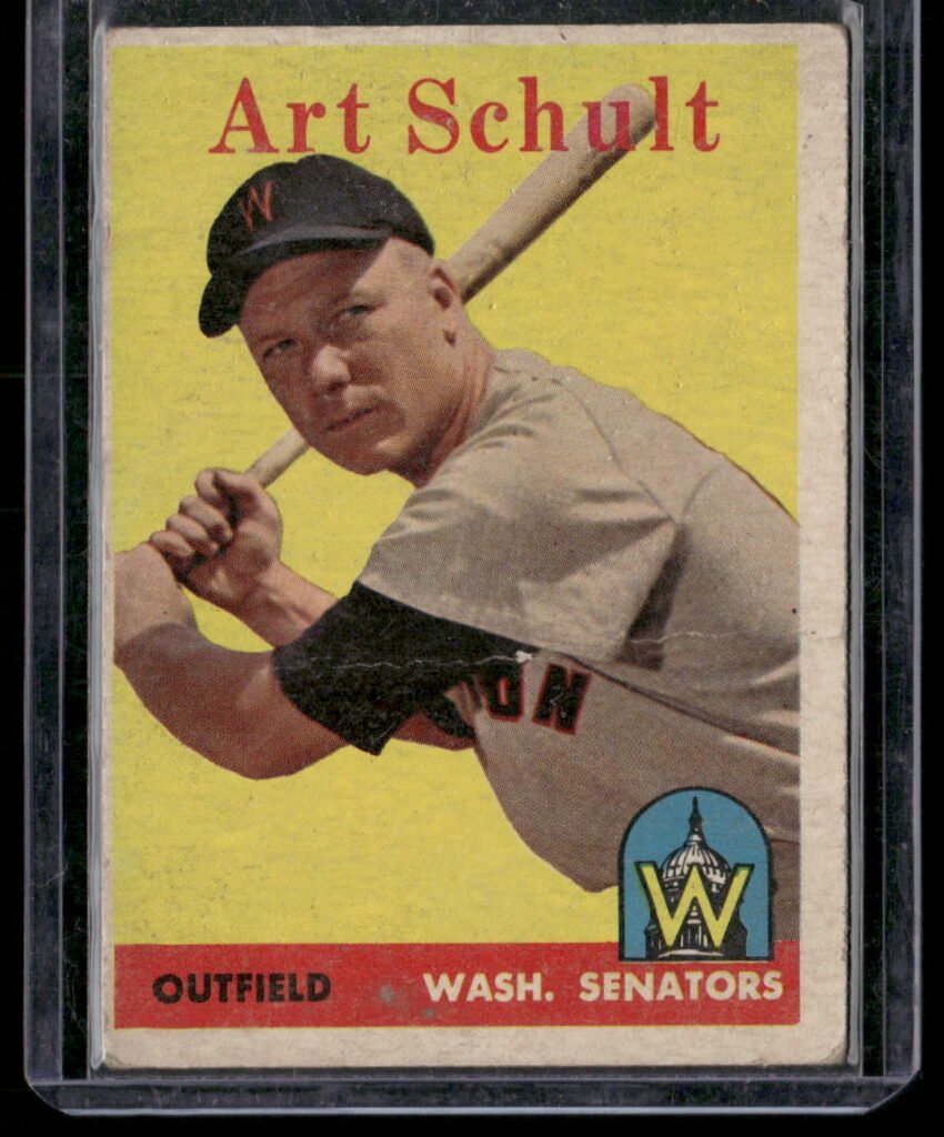 1958 Topps Baseball #58 Art Schult