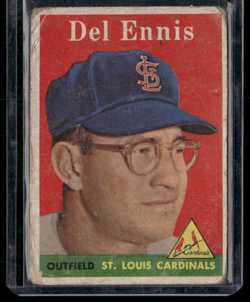 1958 Topps Baseball #60 Del Ennis
