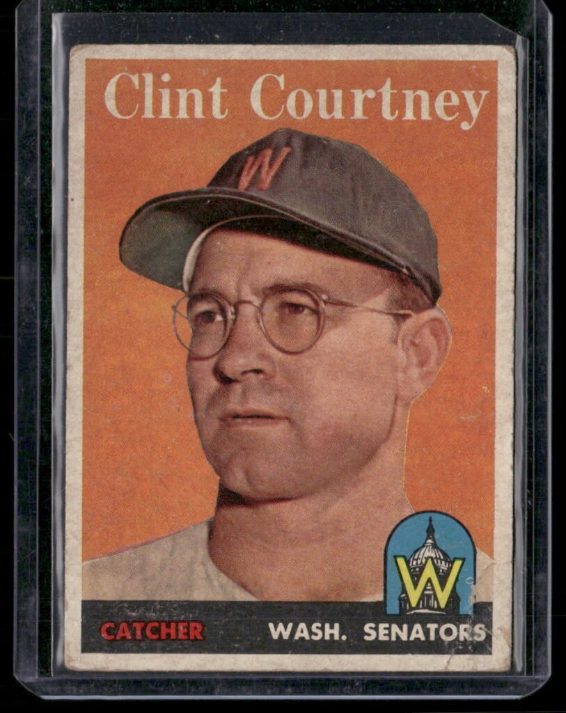 1958 Topps Baseball #92 Clint Courtney