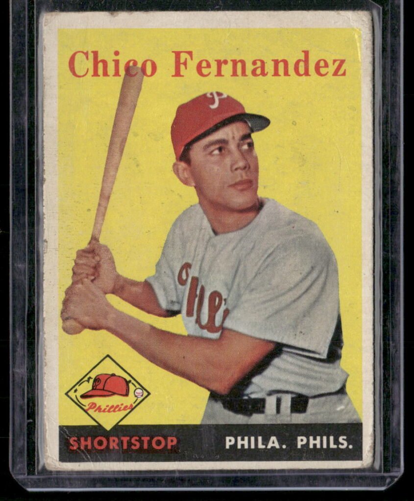 1958 Topps Baseball #348 Chico Fernandez