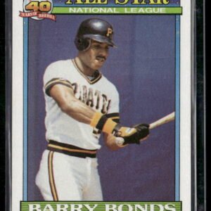 1991 Topps All Star #401 Barry Bonds
