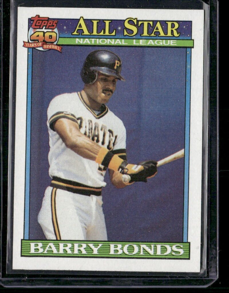 1991 Topps All Star #401 Barry Bonds