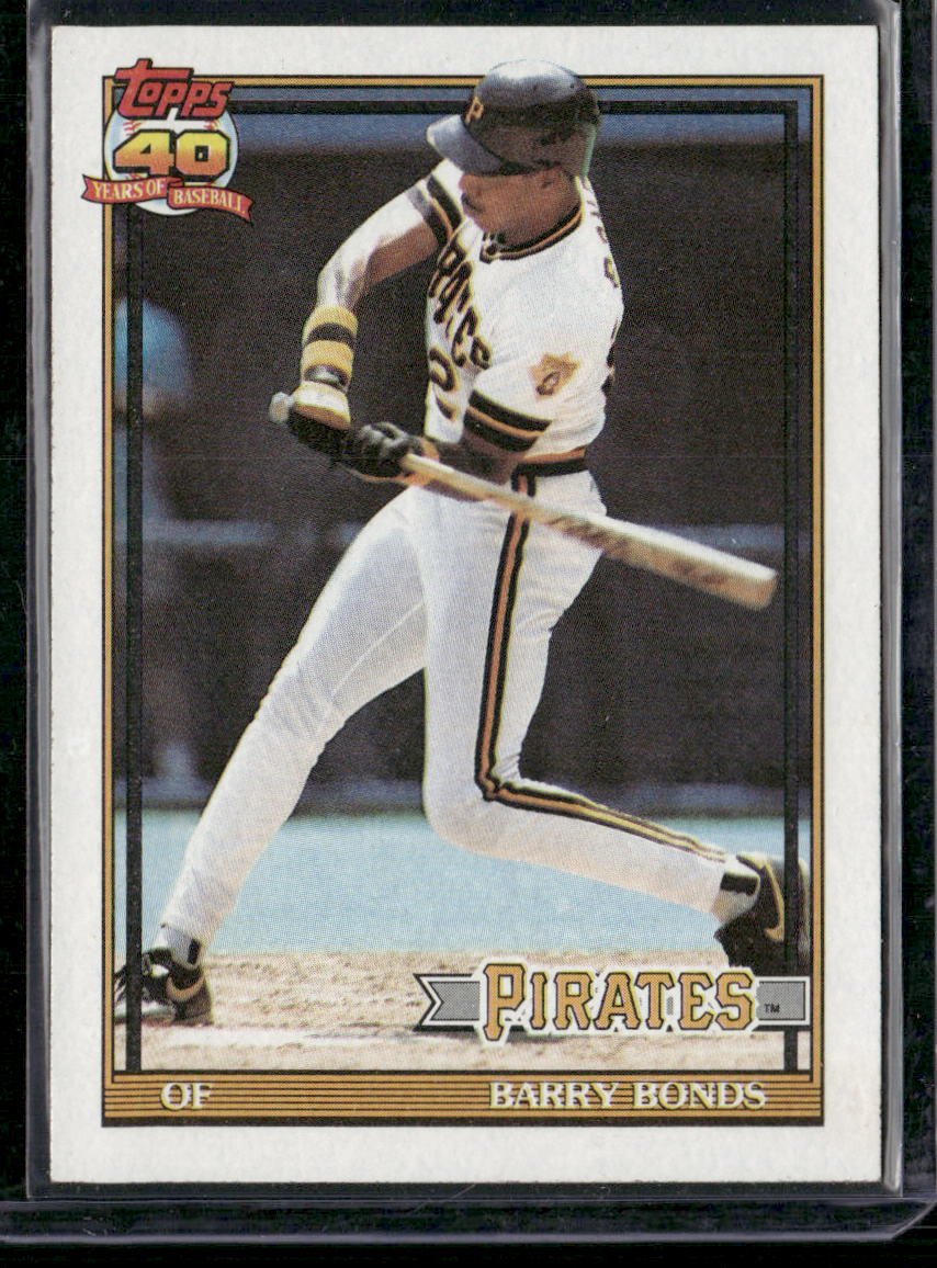 1991 Topps #570 Barry Bonds