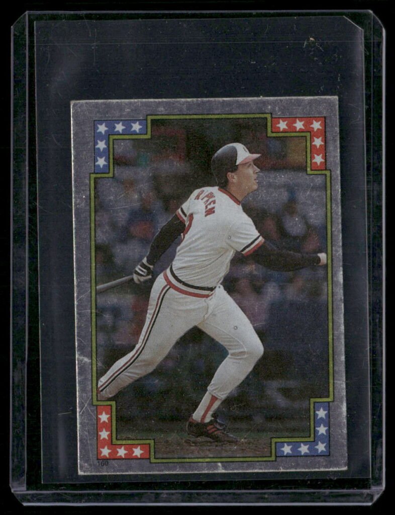 1988 Topps Stickercards #21 Cal Ripken Jr. & Darryl Strawberry