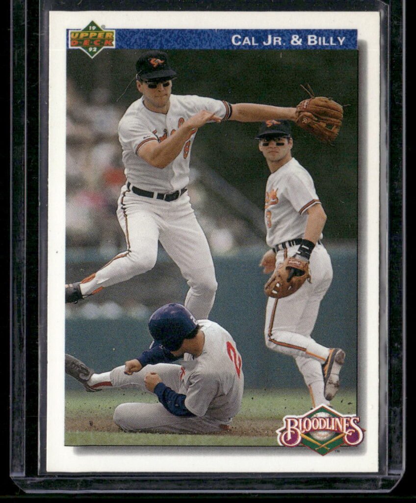 1992 Upper Deck Bloodlines #82 Cal Ripken Jr. & Billy Ripken