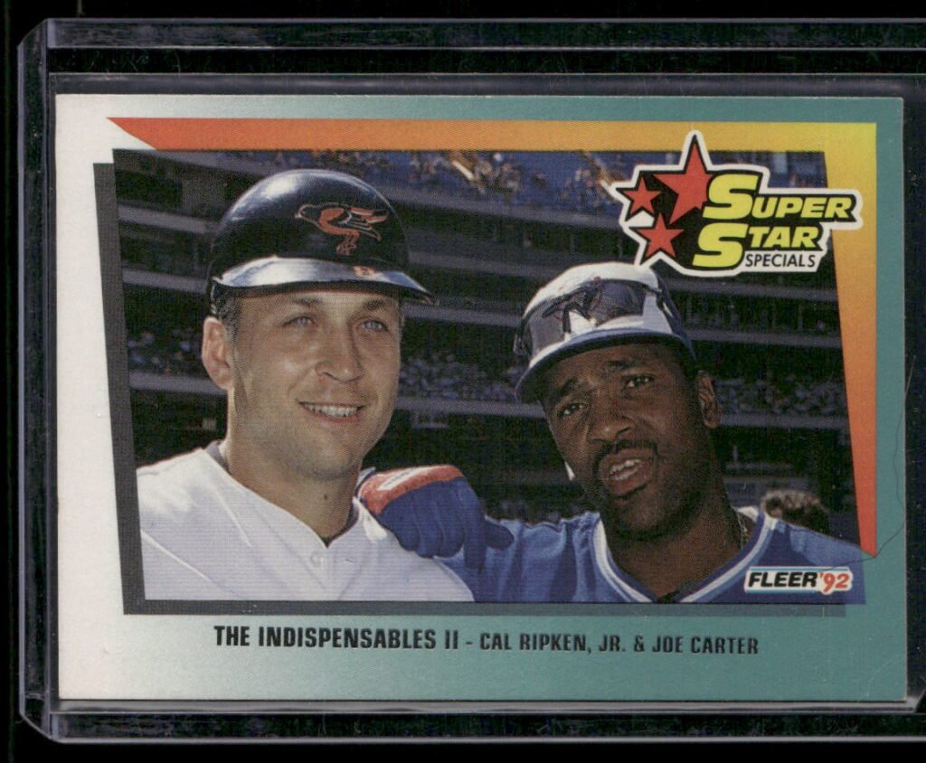 1992 Fleer #703 Cal Ripken Jr. & Joe Carter