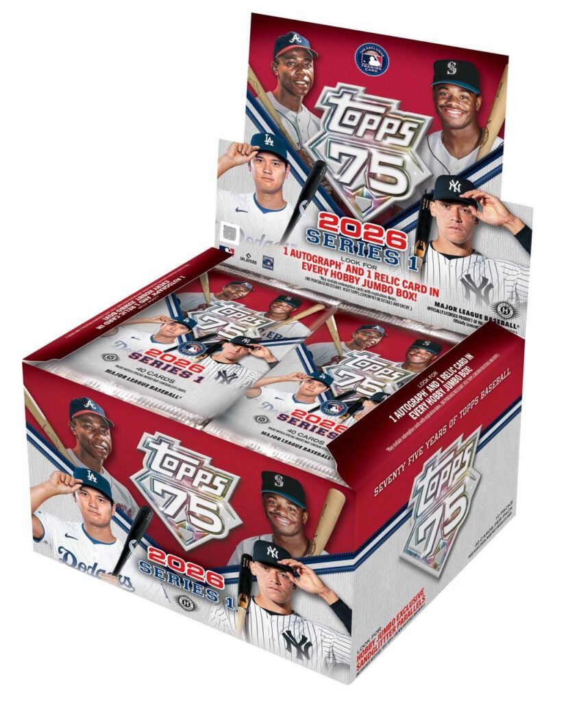 2026 Topps Baseball Jumbo Hobby Unopened Packs (4 Packs = 160 Cards)
