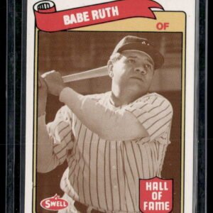 1989 SWELL BASEBALL GREATS #1 BABE RUTH